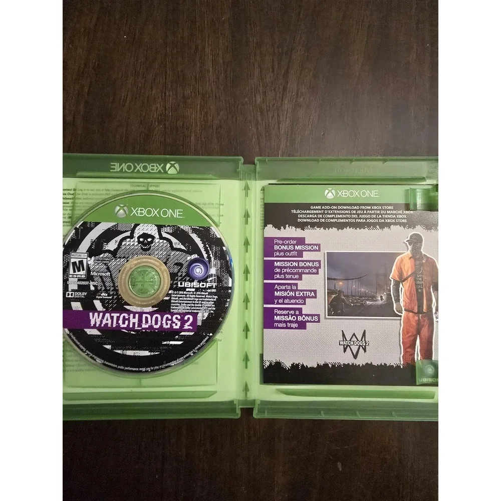 Watch Dogs 2 Video Game for Xbox One ( Rated M)